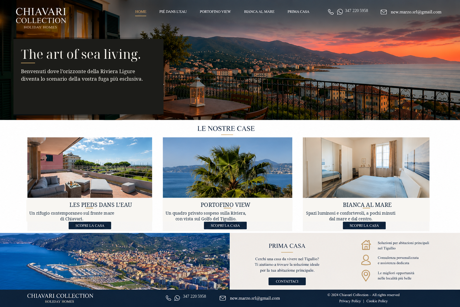 Chiavari Collection — Holiday Homes